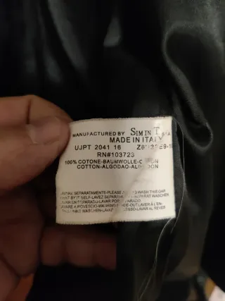 Chaqueta Giorgio Armani Negra y Gris