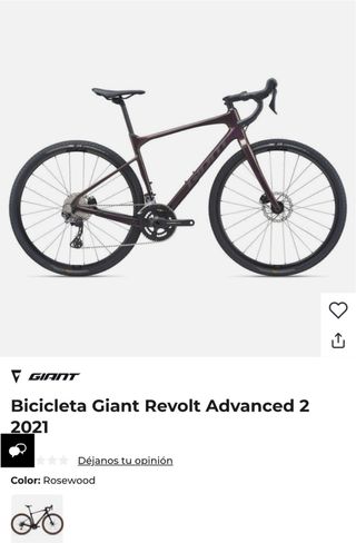Bicicleta Gravel Giant Revolt Advanced 2 Talla M