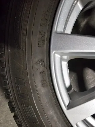 Llantas de Aluminio R17 con neumatico de invierno