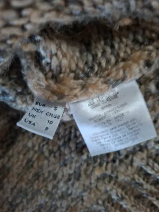 Jersey Roberto Verino cuello alto gris