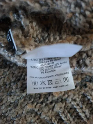 Jersey Roberto Verino cuello alto gris