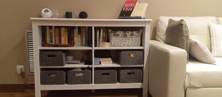 Mueble blanco estanterías
