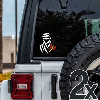 Pegatinas Coche Dakar Bandera España