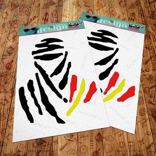 Pegatinas Coche Dakar Bandera España