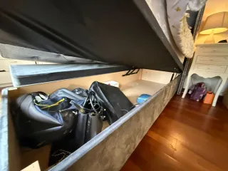 Canapé individual + cabecero tapizado