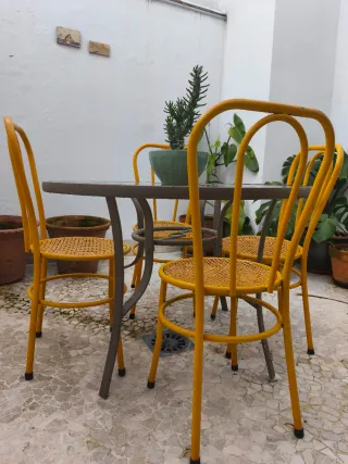 Mesa redonda cristal