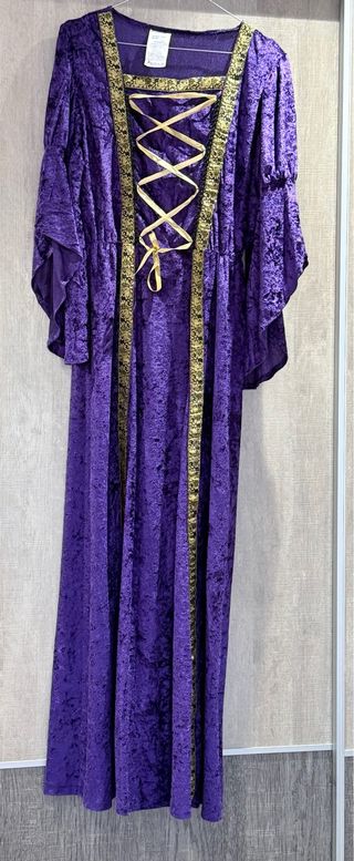 Disfraz Princesa Medieval Morado Talla M