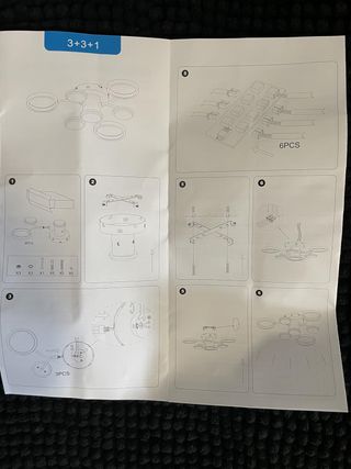 Plafoniera LED Anelli Regolabili