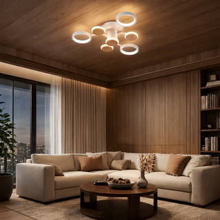 Plafoniera LED Anelli Regolabili