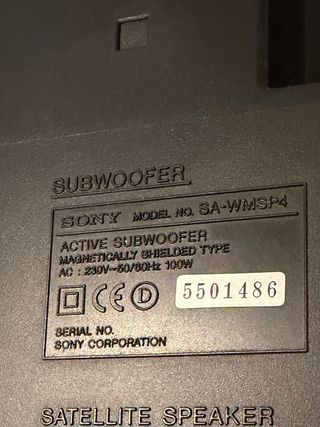 Subwoofer Sony 100W