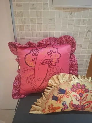 Cojines Ikea Ed. Limitada Rosa Dorado 50x50