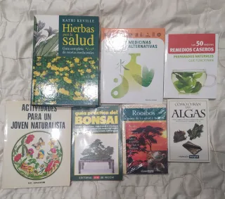 Libros sobre plantas... etc..