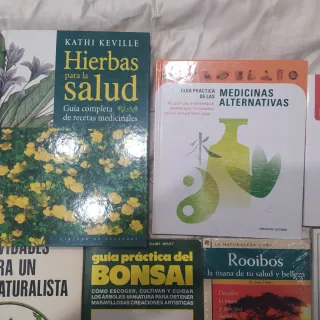 Libros sobre plantas... etc..