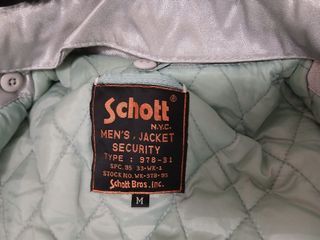 Casaco Schott NYC Vintage Prateado