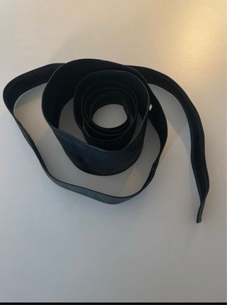 Cintura donna vera pelle nera