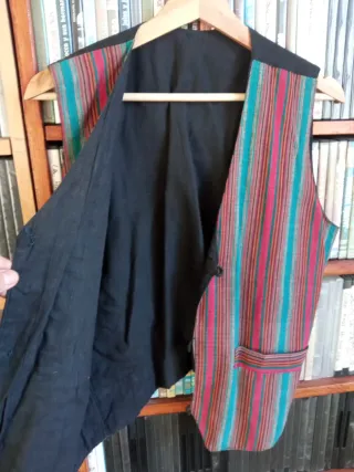 Chaleco Hippie Multicolor Rayas