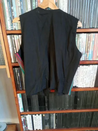 Chaleco Hippie Multicolor Rayas