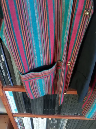 Chaleco Hippie Multicolor Rayas