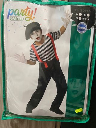 Disfraz Mimo Infantil 10-12 Años