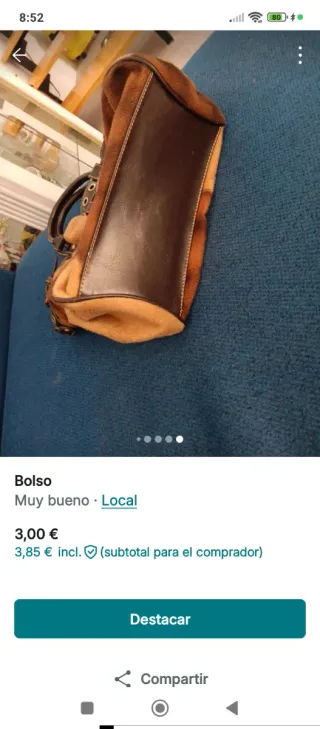 Lote de 2 bolsos