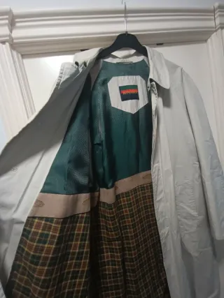 Gabardina Bongardi Vintage Talla 44 Beige