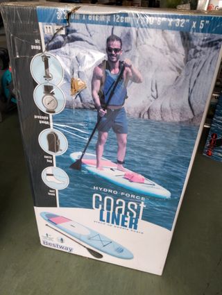 Bestway 65079 Tabla Paddle Surf Hinchable Coast Liner Sup Lite 320x81x12 cm