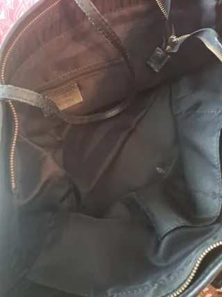 Borsa in pelle nera grande