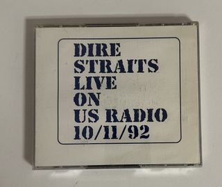 DIRE STRAITS knopfler 2CD LIVE ON US RADIO 1992