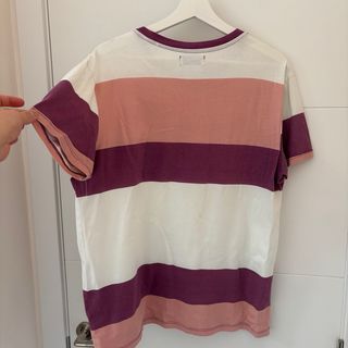 Camiseta Bershka rayas talla M.