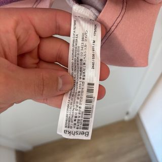 Camiseta Bershka rayas talla M.