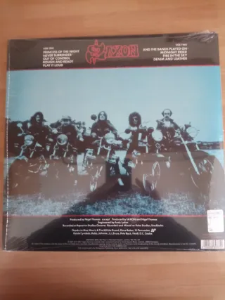 Saxon Denim and Leather LP