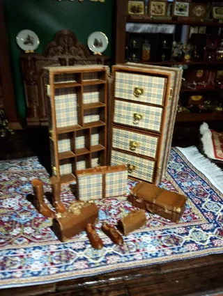 Accesorios miniatura casa muñecas
