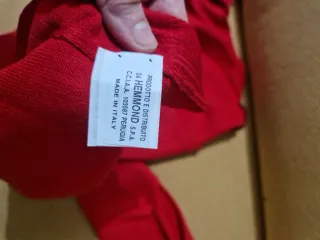 Maglioncino Lana Merino 100% Tg L Rosso