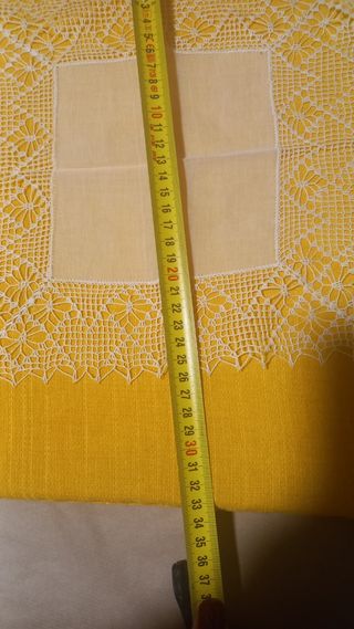 Antiguo pañuelo para Virgen ó indumentaria.