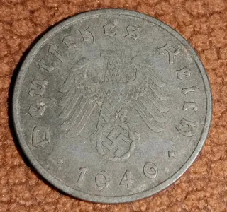 Moneda 10 Reichspfennig 1940 A
