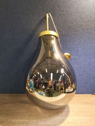 Lámpara de techo Hatann Smoky L, 50x80 cm