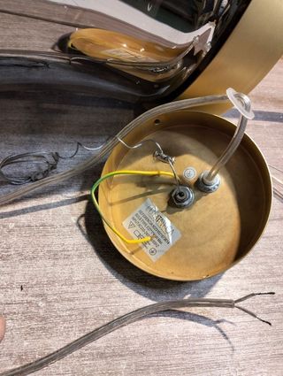 Lámpara de techo Hatann Smoky L, 50x80 cm