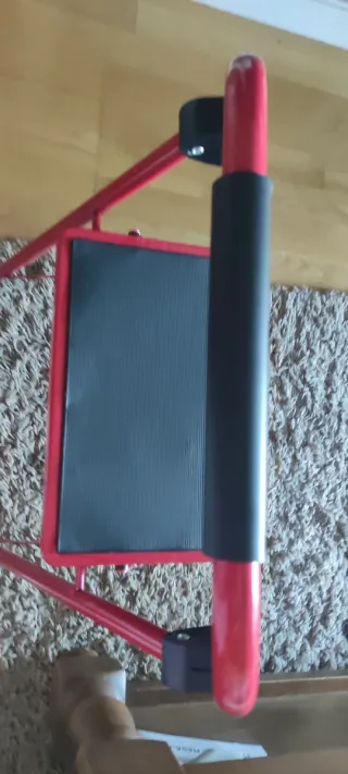 Escalera de 2 peldaños roja