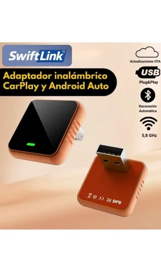 Adaptador Carplay Inalámbrico Android Auto