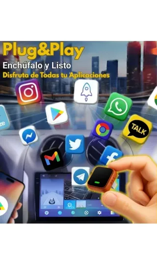 Adaptador Carplay Inalámbrico Android Auto