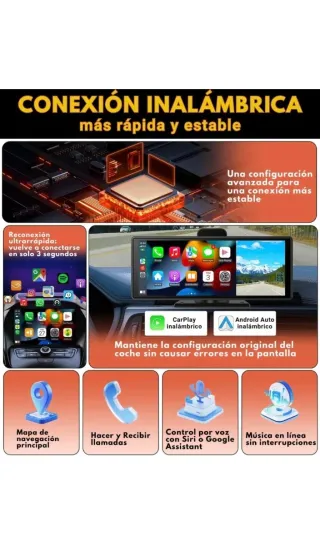 Adaptador Carplay Inalámbrico Android Auto