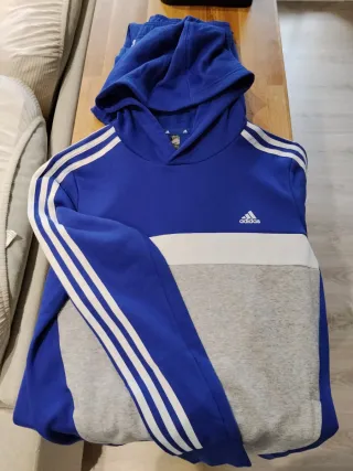 Chándal Adidas Azul y Gris