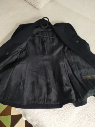 Blazer cruzado Massimo Dutti azul marino T.M