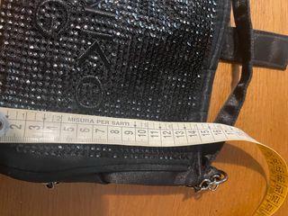 Borsetta Pinko nera con strass