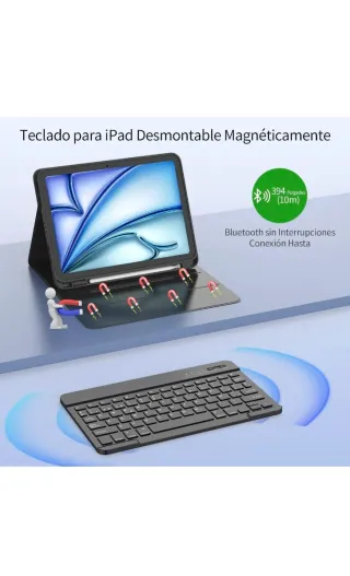 Funda TQQ con Teclado iPad Air 11 M3