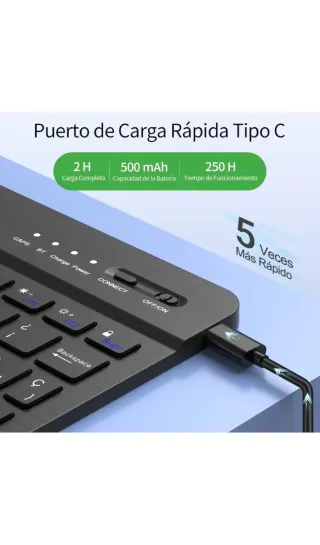 Funda TQQ con Teclado iPad Air 11 M3