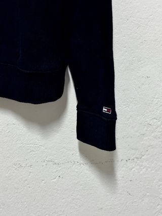 Felpa Tommy Hilfiger Donna - Nera - 100% Cotone