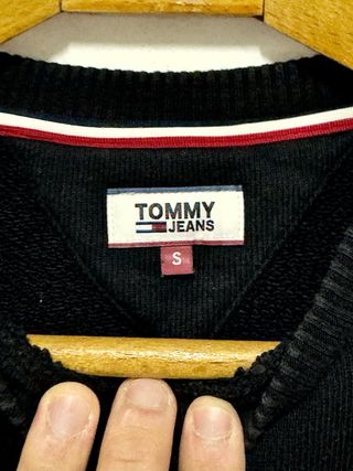 Felpa Tommy Hilfiger Donna - Nera - 100% Cotone