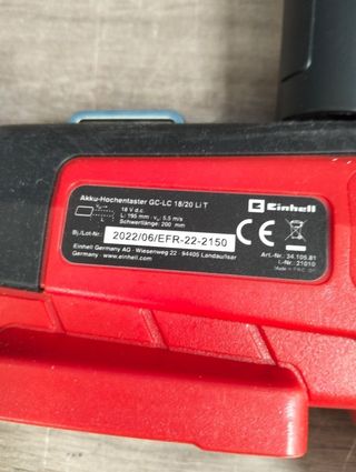 Podadora Einhell 18V !Sin Bateria ni Sierra!