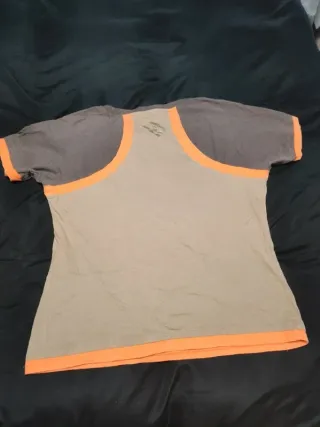 Camiseta Nike chica L marrón y naranja